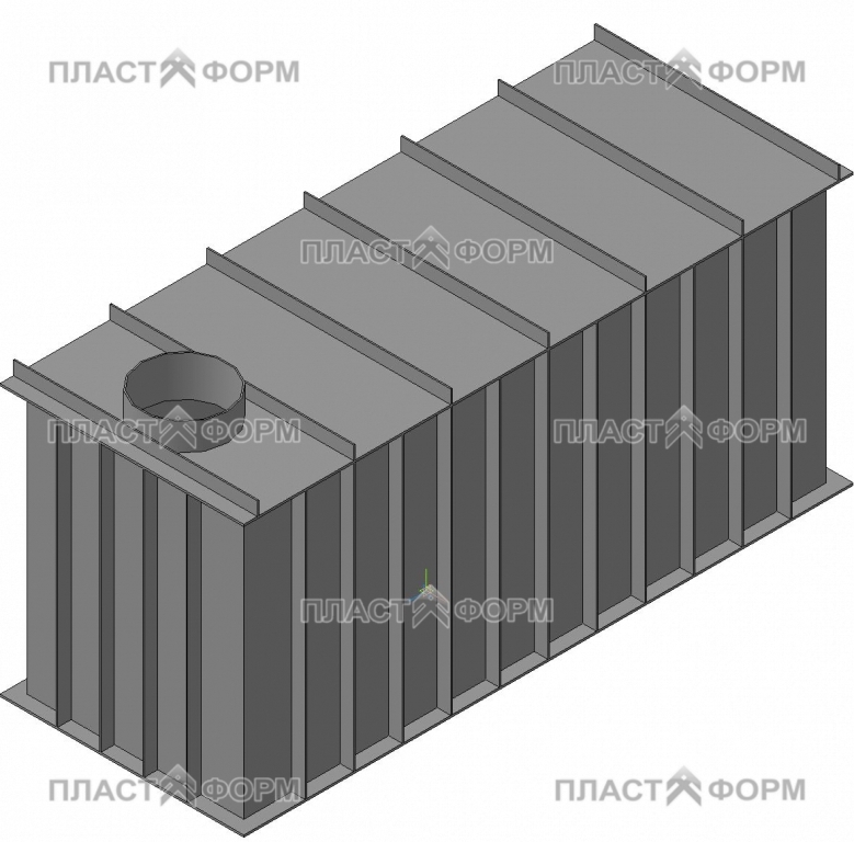 Построение модели емкости на заказ