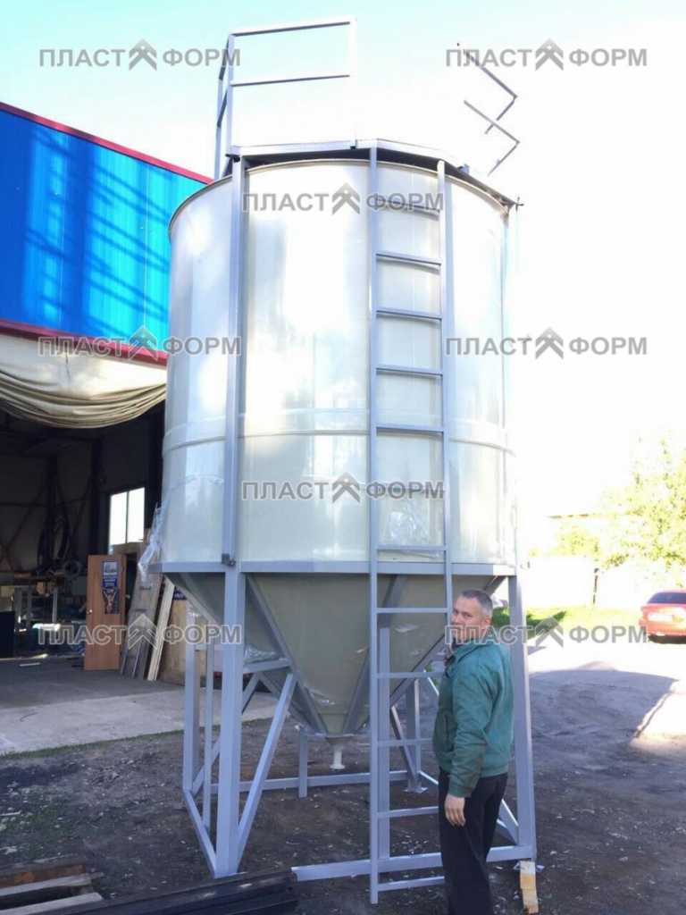 Емкость с конусным дном