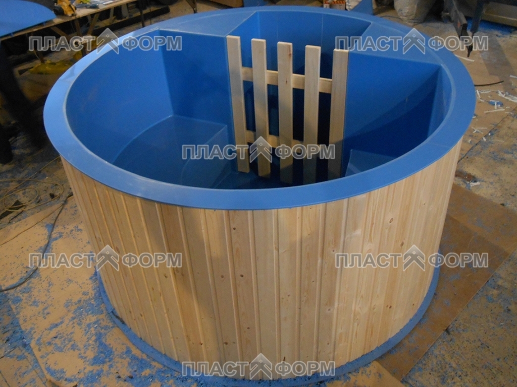 Обшивка купели вагонкой