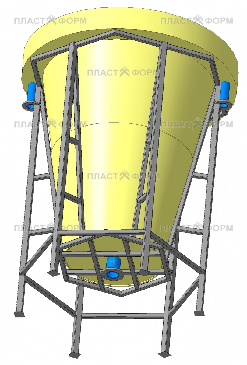 Емкость с коническим дном