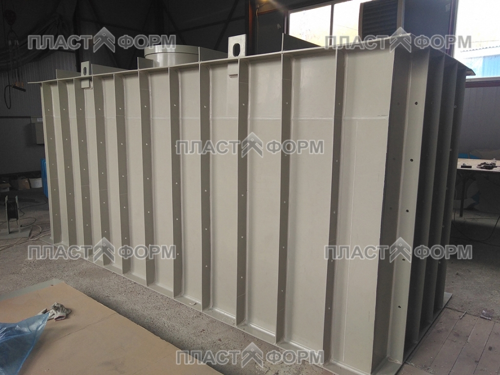 Изготовление прямоугольной емкости из пластика